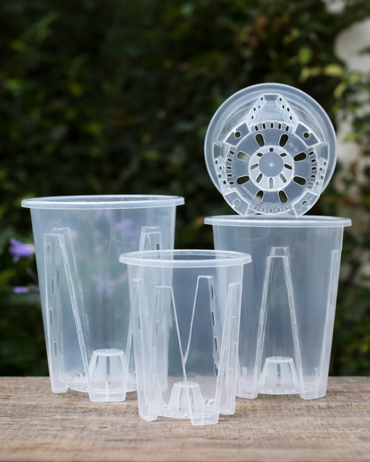 Maceta Plastica Transparente