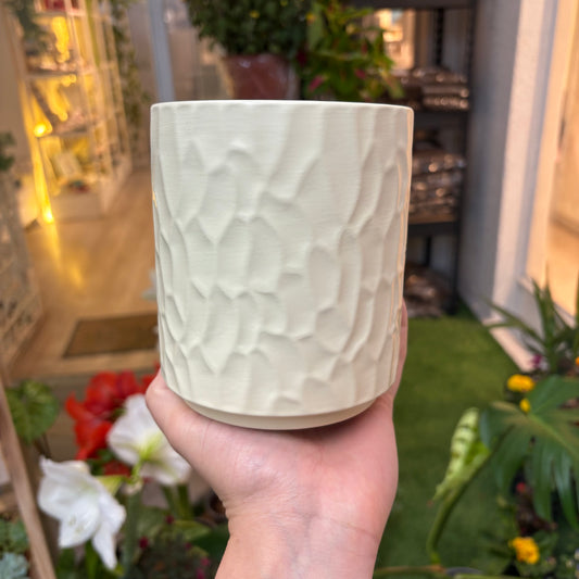 Maceta Ceramica Texturizada